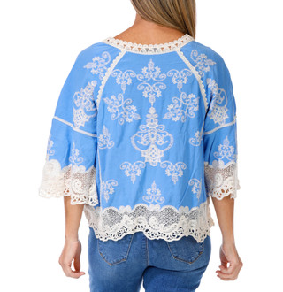 Thumbnail 2: Democracy Women's Embroidered Top 
