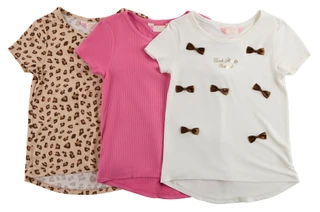 Thumbnail 1: B Kind Little Girls 3 Pk Tops 