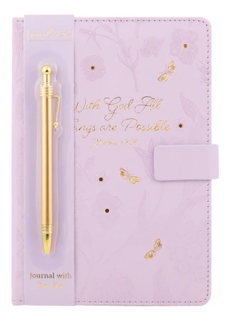 Thumbnail 1: Paper Luxe 2 Pc Soft Leather Journal w/ Pen  