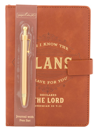 Thumbnail 1: Paper Luxe 2 Pc Soft Leather Journal w/ Pen 