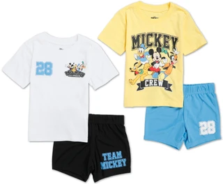 Thumbnail 1: Disney Toddler Boys 4 Pc Shorts Set  