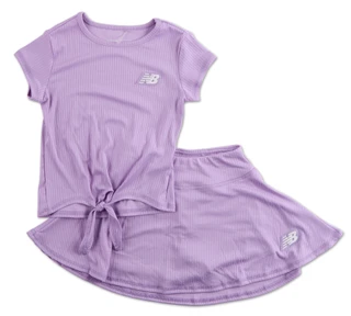 Thumbnail 1: New Balance Little Girls 2 pc Skirt Set 