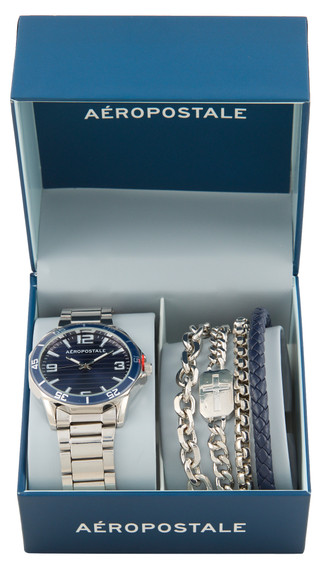 Thumbnail 1: Aeropostale Men's 4 Pc Watch & Bracelets Set 