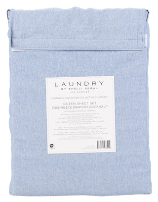 Thumbnail 2: LAUNDRY BY SHELLI SEGAL 4 Pc Queen Brushed Sheet Set 