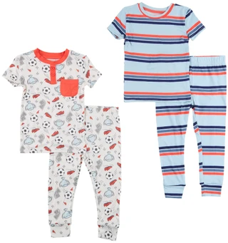 Thumbnail 1: Tahari Toddler Boys 4 Pc Pajama Pants Set 