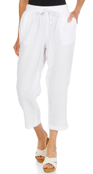 Thumbnail 1: Dash Women's Solid Gauze Pants  