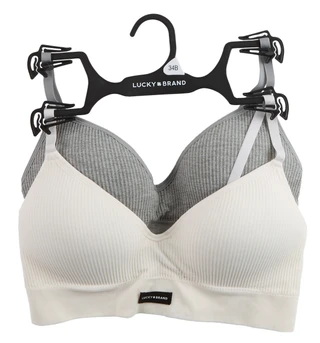Thumbnail 1: Lucky Brand Women's 2 Pk Seamless Ribbed Bras  