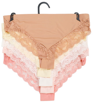 Thumbnail 2: Marilyn Monroe Women's 5 Pk Lace Bikini Panties 