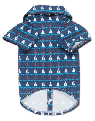 Thumbnail 2: PET POSSE Sailboat Print Pet Collar Shirt  