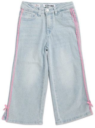 Thumbnail 1: Vigoss Little Girls Wide Leg Jeans  