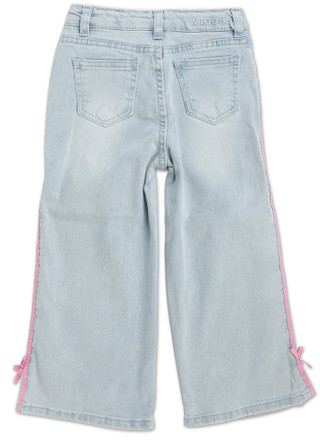 Thumbnail 2: Vigoss Little Girls Wide Leg Jeans  