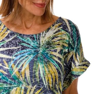 Thumbnail 2: Coral Bay Women's Roll Sleeve Top 