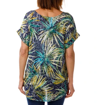 Thumbnail 3: Coral Bay Women's Roll Sleeve Top 