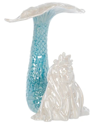 Thumbnail 1: BLUE SKY Ceramic Mermaid Earring Holder 