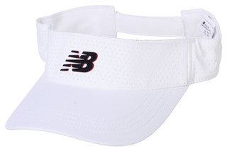 Thumbnail 1: New Balance White Unisex Lightweight Visor 