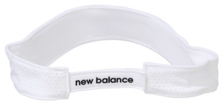 Thumbnail 2: New Balance White Unisex Lightweight Visor 