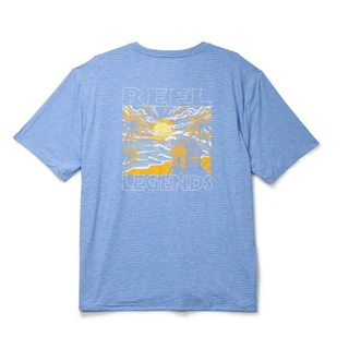Thumbnail 1: REEL LEGENDS Men's Short Sleeve Driftline Tiki Beach Shirt 