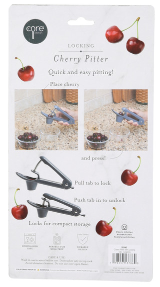 Thumbnail 2: CORE HOME Cherry Pitter with Locking Tab Graphite 