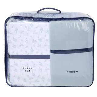 Thumbnail 2: Ann Taylor 8 Pc Toile Bedding Set 