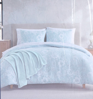 Thumbnail 3: Ann Taylor 8 Pc Toile Bedding Set 