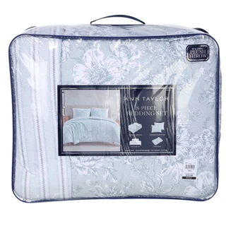 Thumbnail 1: Ann Taylor 8 Pc Toile Bedding Set 