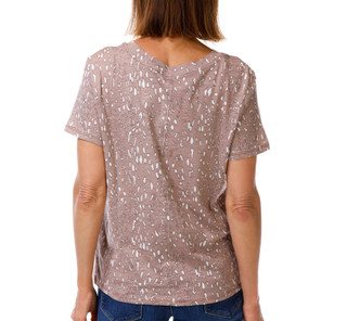 Thumbnail 2: BUNULU Women's Short Sleeve Printed Tee 