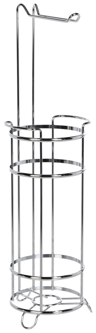 Thumbnail 1: Farberware Chrome 2-Circle Toilet Paper Holder 