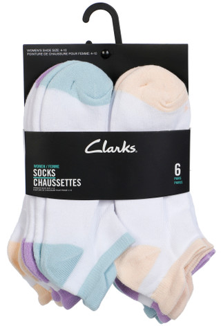 Thumbnail 1: Clarks Women's Half Cushion Low Cut Socks 6 Pair 