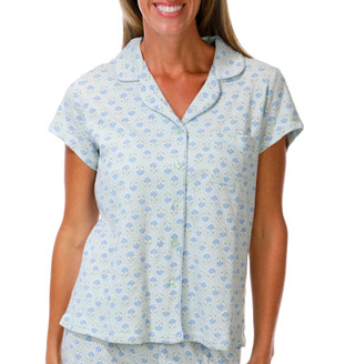 Thumbnail 2: Laura Ashley Women's 2 Pc Pajama Shorts Set 