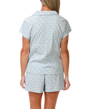 Thumbnail 4: Laura Ashley Women's 2 Pc Pajama Shorts Set 