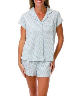 Thumbnail 1: Laura Ashley Women's 2 Pc Pajama Shorts Set 