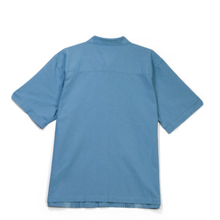 Thumbnail 2: Cubavera Men's Short Sleeve Woven Panel Button Down Shirt 