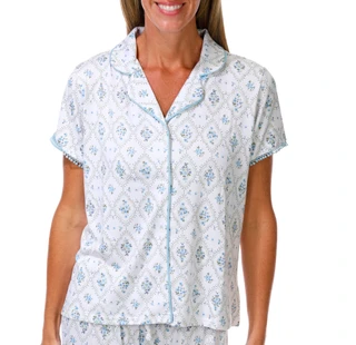 Thumbnail 3: Laura Ashley Women's 2 Pc Pajama Pants Set 