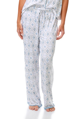 Thumbnail 4: Laura Ashley Women's 2 Pc Pajama Pants Set 
