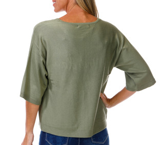 Thumbnail 2: ADRIENNE VITTADINI Petite Short Sleeve Game Day Top 