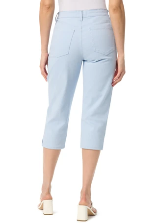 Thumbnail 2: Gloria Vanderbilt Petite Amanda Side Slit Capris 