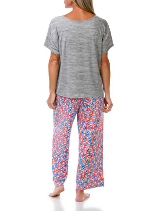 Thumbnail 4: Muk Luks Women's 2 Pc Pajama Pants Set 