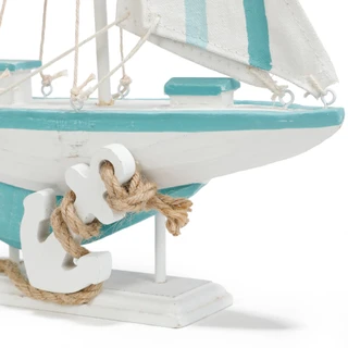 Thumbnail 3: Fancy That Stripe Sailboat Home Accent 