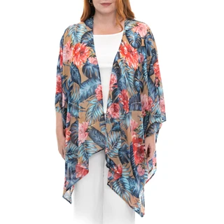 Thumbnail 1: Nina Leonard Nina Leonard Chiffon Kimono 