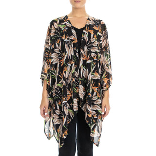 Thumbnail 1: Nina Leonard Nina Leonard Chiffon Kimono 