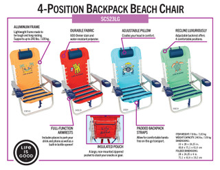 Thumbnail 8: Life is Good Life Is Good Lace Up Backpack Chair 
