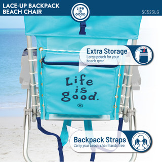 Thumbnail 9: Life is Good Life Is Good Lace Up Backpack Chair 