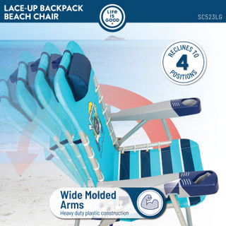 Thumbnail 10: Life is Good Life Is Good Lace Up Backpack Chair 
