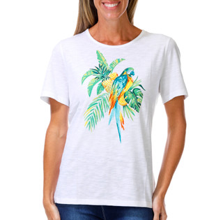 Thumbnail 1: Coral Bay Women's Short Sleeve Florida Tee 
