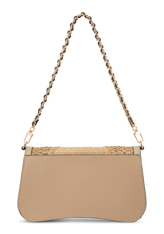 Thumbnail 3: NINE WEST Somi Chain Flap Shoulder Bag in Natural 