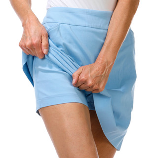 Thumbnail 3: Coral Bay Petite Solid Mill Skort 