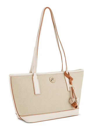 Thumbnail 3: NINE WEST Talley Canvas Shopper Tote 