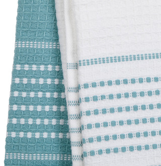 Thumbnail 2: ALL-CLAD 2-Pk Skipping Border Stripe Kitchen Towels 