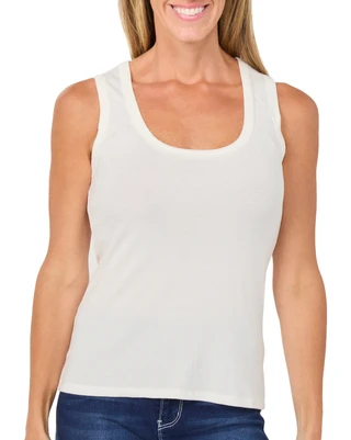 Thumbnail 1: BUNULU Women's Sleeveless Solid Ribbed Tank 