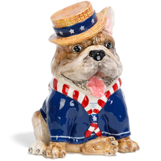 Thumbnail 1: BLUE SKY I Love Parade Bulldog Figurine 